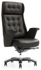 Rockefeller Modern Fully Reclining Adjustable Executive Chair, Black