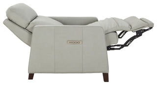 James Zero Gravity Power Recliner w/Power Head Rest and Lumbar, Corbett Chromium