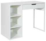 Ravel 40"W Desk, White Finish