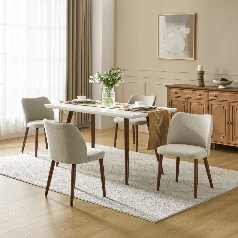 Dining Chair, Set of 4, Beige
