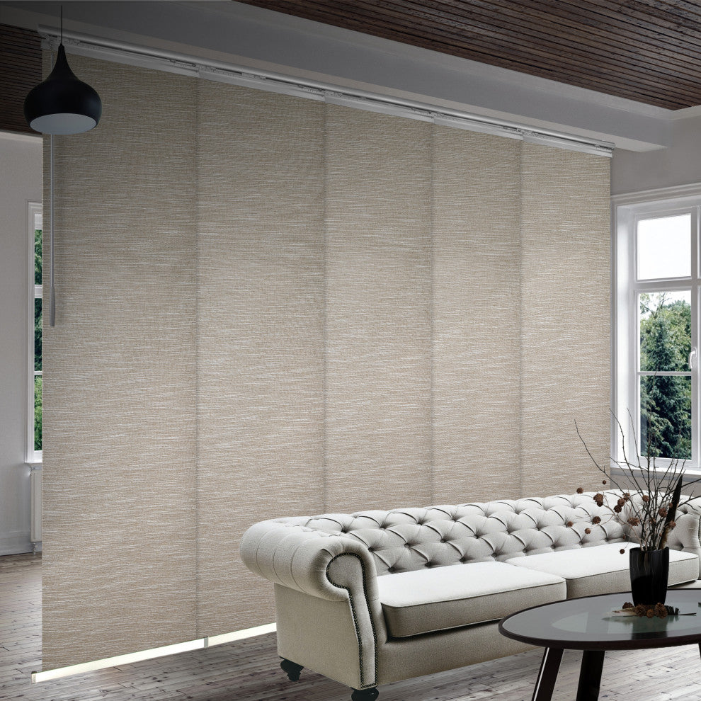 Nico 5-Panel Track Extendable Vertical Blinds 58-110"W