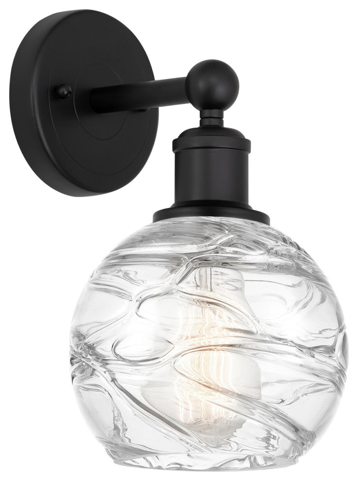 Innovations 616-1W-BK-G1213-6 1 Light 6" Sconce, Matte Black
