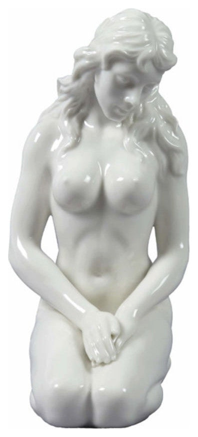 Brieses - Artistic Female Nude Figurine, Glazed Porcelain