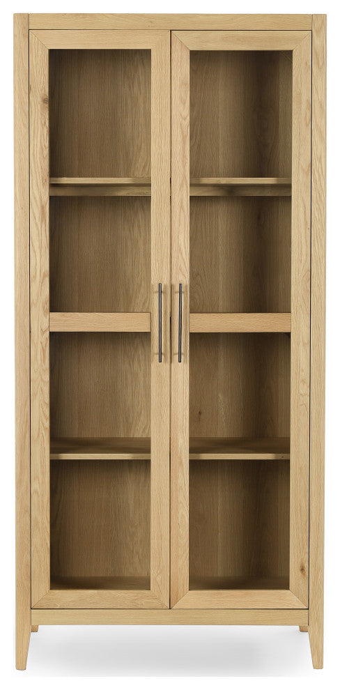 Beechgrove Curio Cabinet, Natural Brown