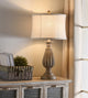 Poly Table Lamp, Brown With Black Tint, Beige
