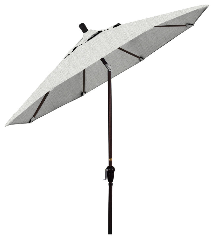 9' Aluminum Umbrella Auto Tilt Bronze, Granite