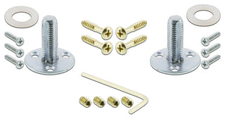 Double Egg & Dart Plate With Crystal Knob, Polished Brass