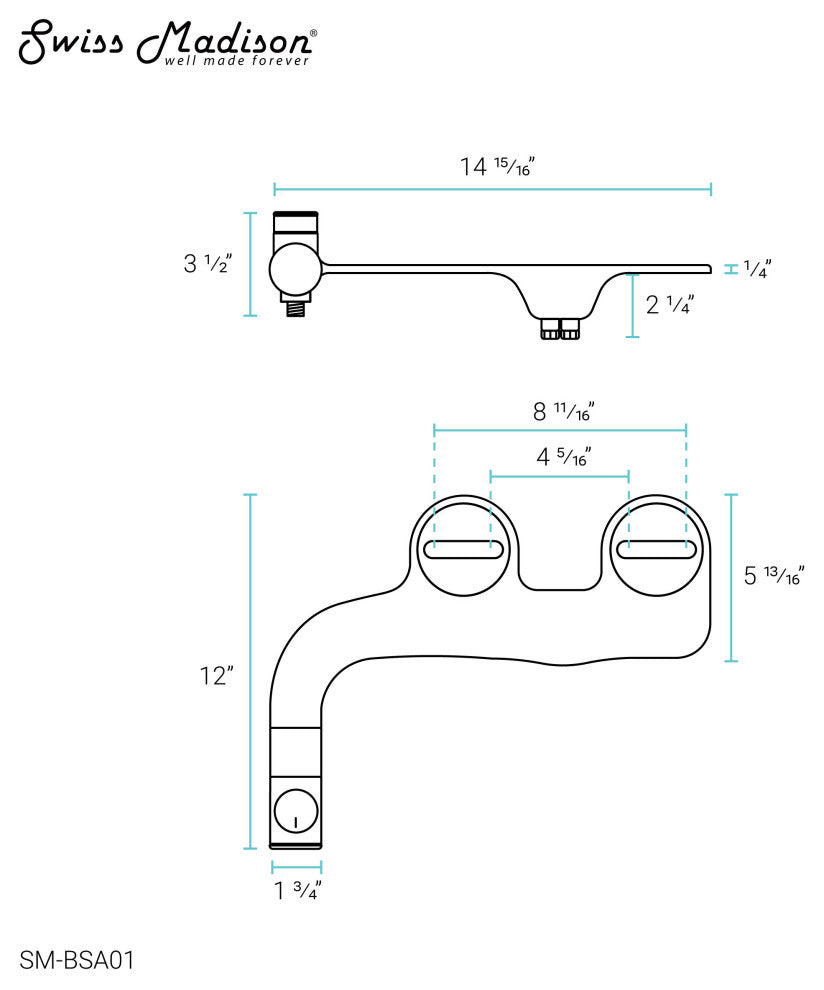 Aqua Non-Electric Bidet Toilet Attachment