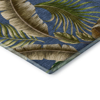Addison Premium Washable Mayfield AMF196 Blue 5' x 7'6" Rug