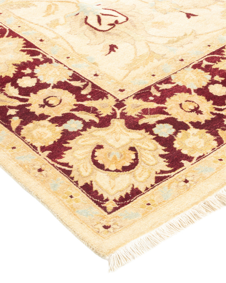 Mogul, One-of-a-Kind Hand-Knotted Area Rug Ivory, 6'0"x8'10"