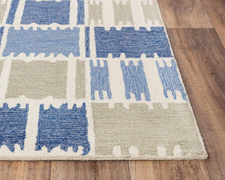 Rizzy Home Tetra Collection, 5' x 8' Rug