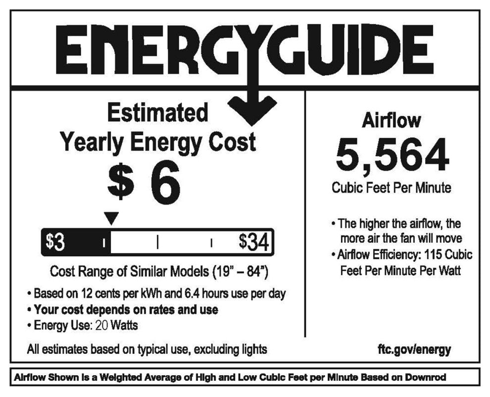 Hinkley Chisel Ceiling Fan, Graphite, 60"