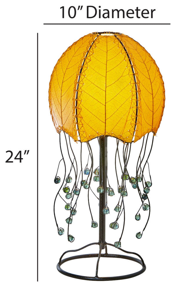 Jellyfish Table Lamp Orange