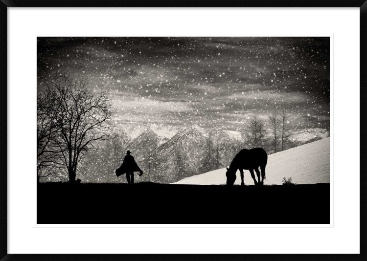 "ItS Time To Go" Framed Digital Print by Vito Guarino, 38x27"