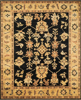 Loloi Morrow Collection Rug, Black and Light Gold, 4'x6'