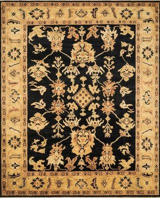 Loloi Morrow Collection Rug, Black and Light Gold, 4'x6'