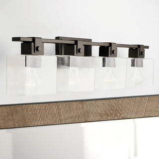 Capital Lighting 139144-498 4 Light 8" Tall Bathroom Vanity Light - Oil Rubbed