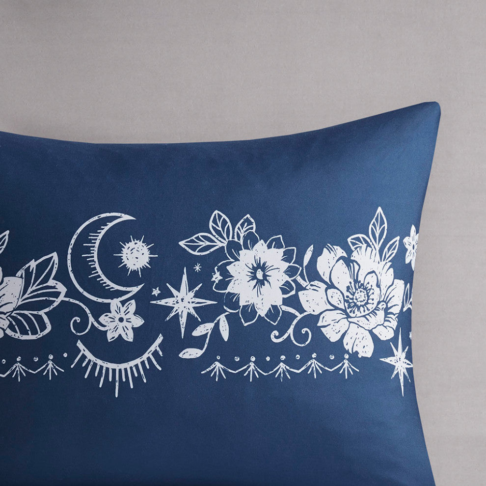 Intelligent Design Stella Celestial Comforter Set, Navy