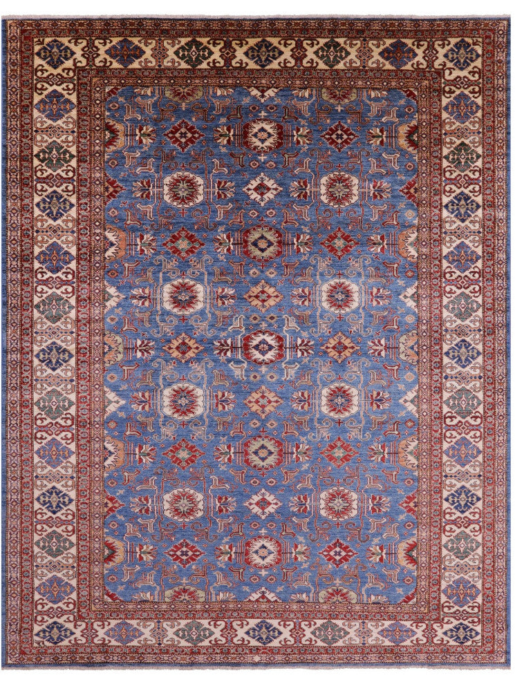 Super Kazak Hand Knotted Wool Rug 9' 11" X 13' 1" Q10605