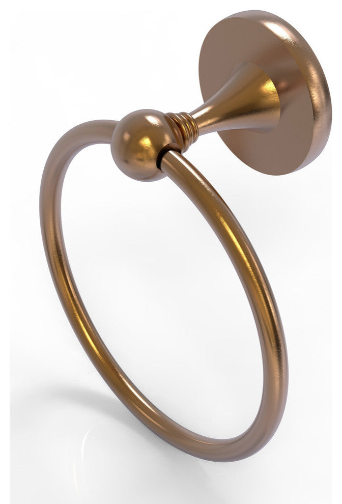 Shadwell Towel Ring, Brushed Bronze
