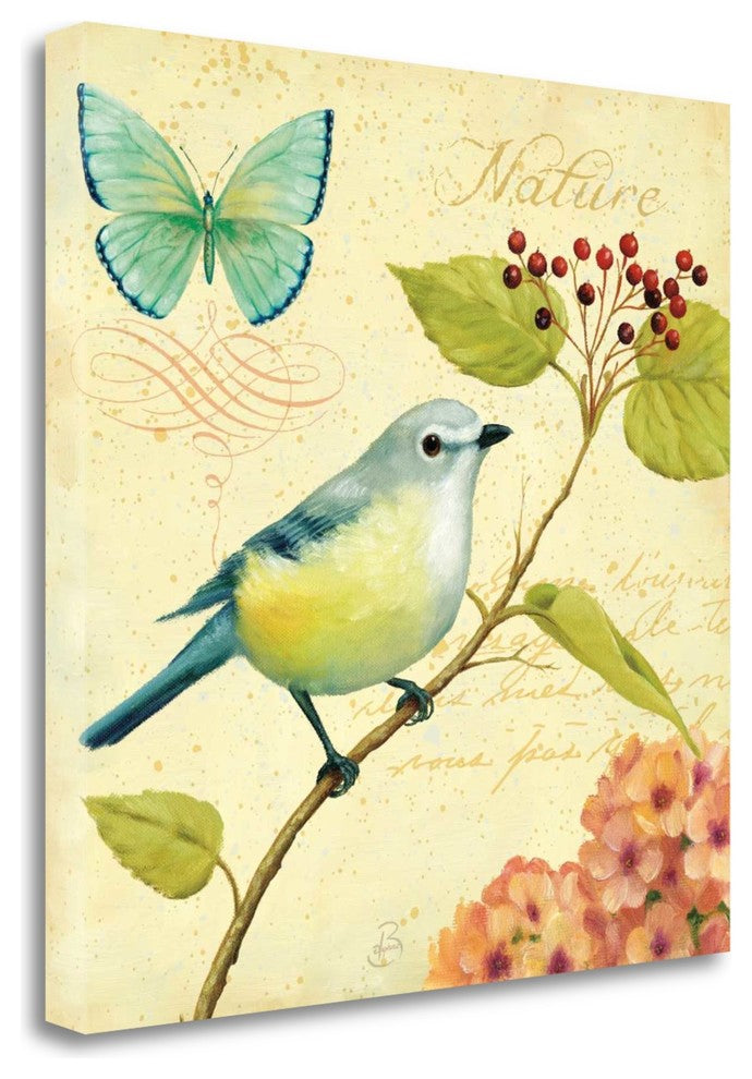 "Garden Passion III" By Daphne Brissonnet, Giclee Print on Gallery Wrap Canvas