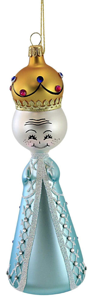 De Carlini Vintage Style Nativity King Ornament Italian Magi Vn9015 Aqua
