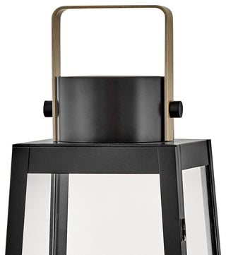 Lark Hugh Large Decorative Lantern, Black