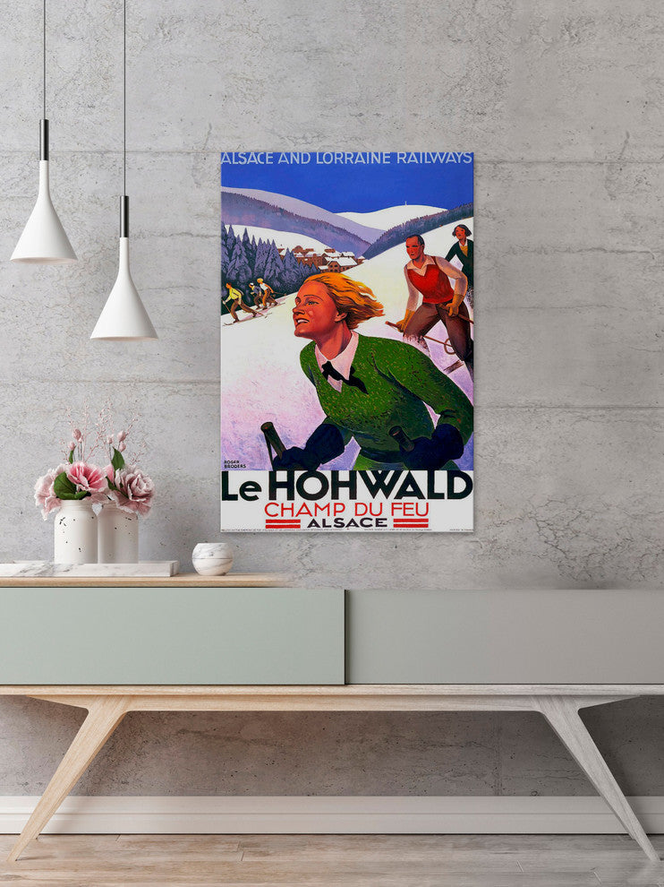 "Le Hohwald" Painting Print on Wrapped Canvas, 30"x45"