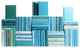 Modern Book Wall Set, Ocean, Set of 75