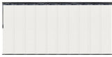Amour 10-Panel Track Extendable Vertical Blinds 120-218"W