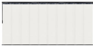 Amour 10-Panel Track Extendable Vertical Blinds 120-218"W
