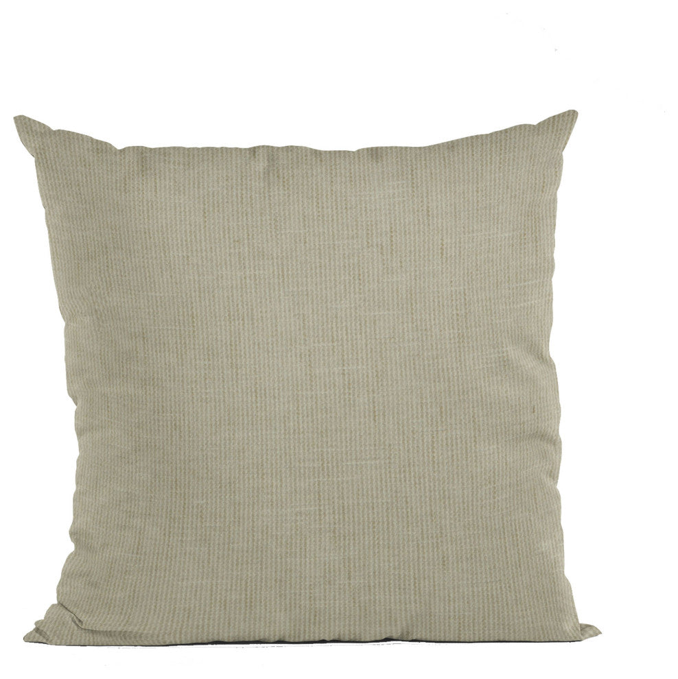 Stonewash Waffle Textured Solid Luxury Throw Pillow, Double sided 24"x24"