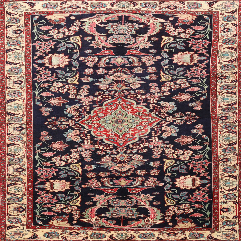 Ahgly Company Indoor Square Traditional Area Rugs, 3' Square