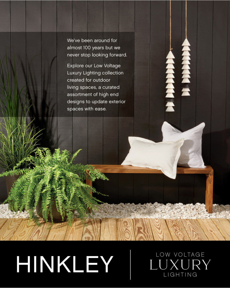 Hinkley Republic Medium Hanging Lantern 12V, Satin Nickel