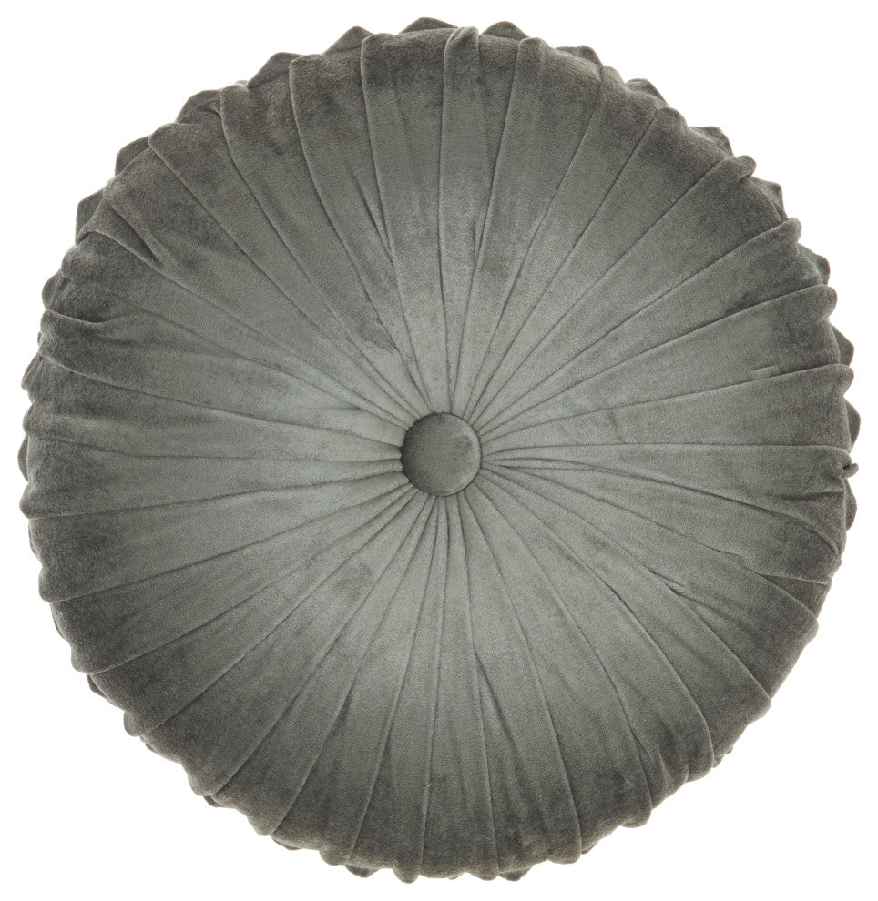 Mina Victory RC813 Throw Pillow, Charcoal, 16" x 16"Round