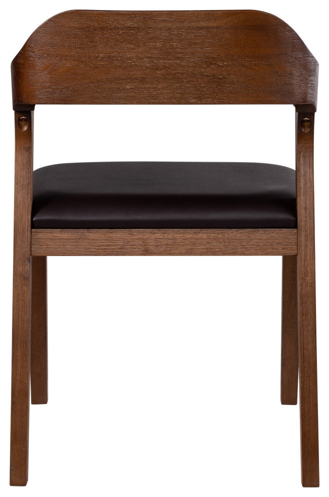 Rasmus Dining Chair, Chestnut Wire-Brush, Set of 2