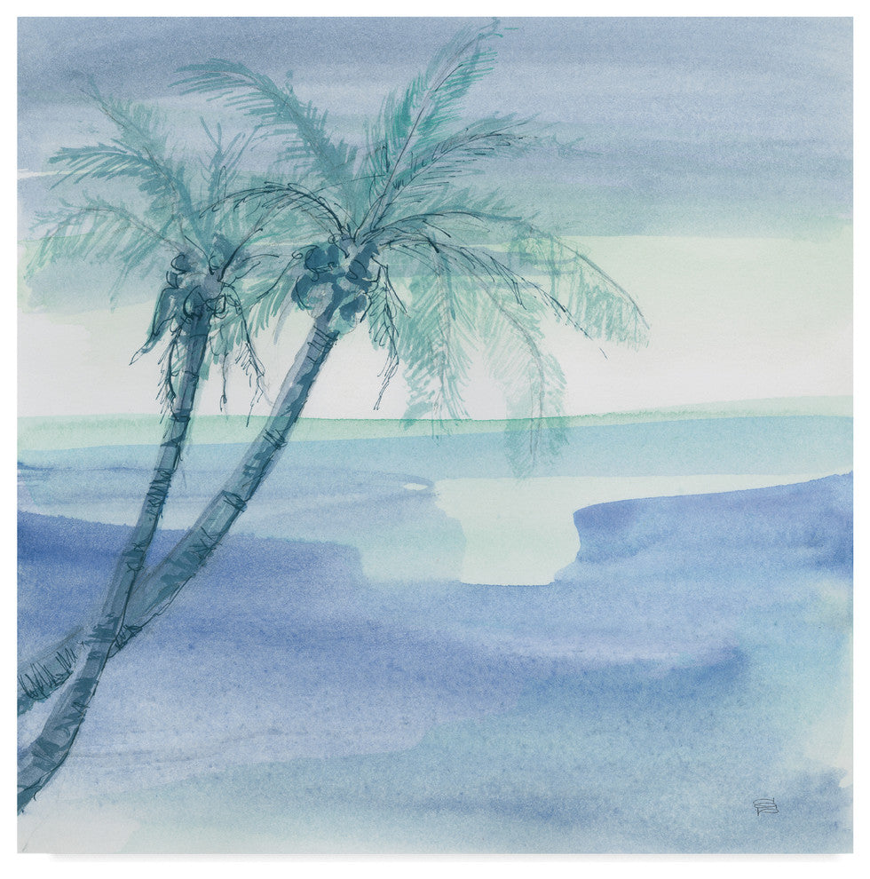 Chris Paschke 'Peaceful Dusk I' Canvas Art, 14"x14"