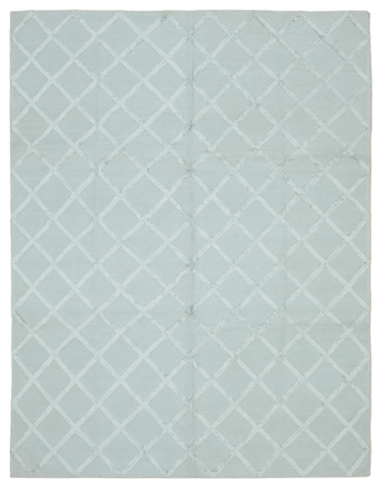 Rug N Carpet - Hand-knotted Modern Design 8' 0'' x 10' 0'' Flatweave Kilim Rug