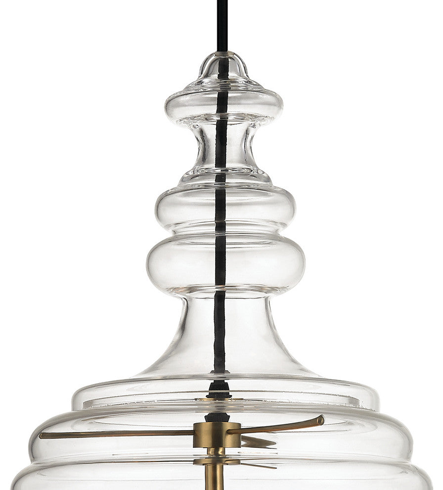 Washington 4-Light, Pendant, Aged Brass