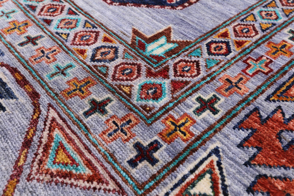 Handmade Bokhara Wool Rug 8' 1" X 11' 0" - Q12777