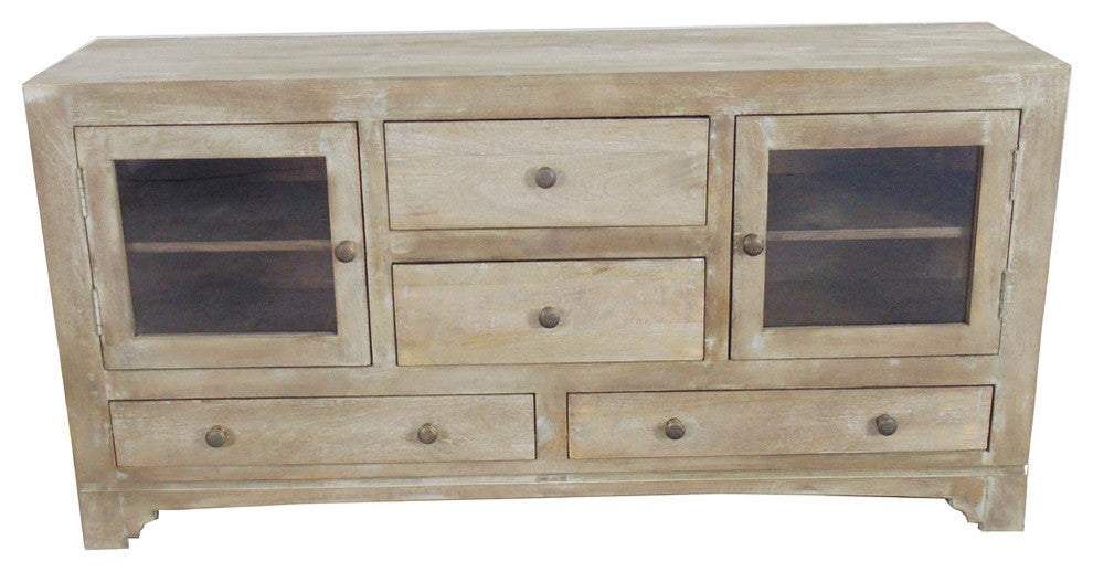 Casper 4-Drawer 2-Door Media Cabinet