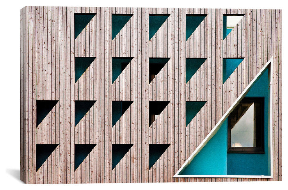"Triangles" by Linda Wride, 26"x40"