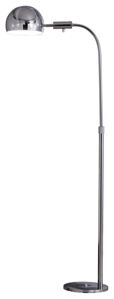 Artiva USA Satellite 58" LED Pharmacy Full Spectrum Floor Lamp, Chrome