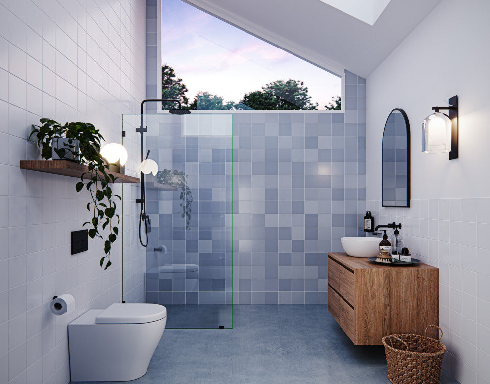 78"x35.5" Frameless Shower Door Single Fixed Panel, Matte Black