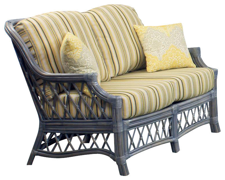 Nadine Loveseat, Dening Greige Natural
