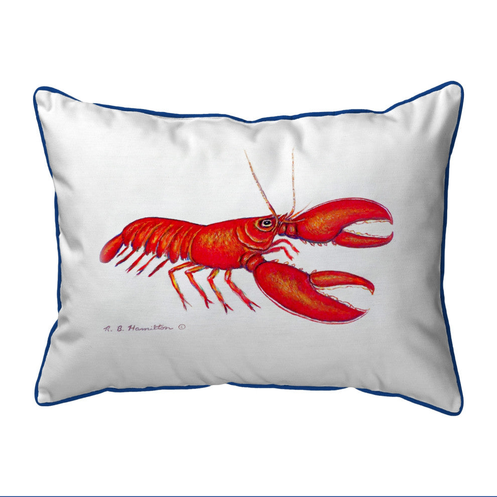 Red Lobster Large Indoor/Outdoor Pillow 16x20
