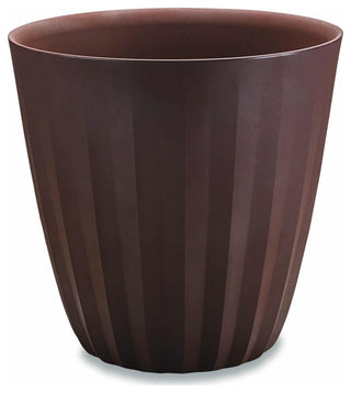 Pleat Indoor/ Outdoor Large Modern 27"W, Bark