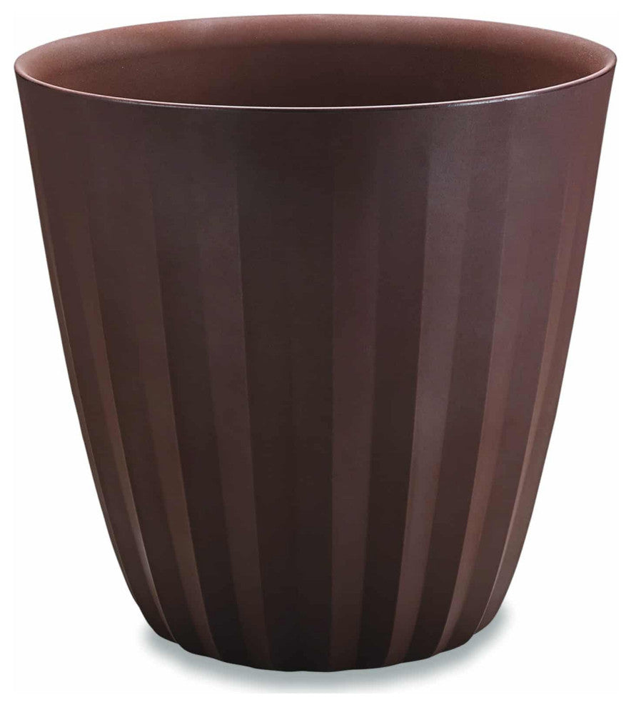 Pleat Indoor/ Outdoor Large Modern 27"W, Bark
