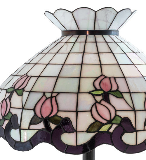 Meyda Lighting 37715 62" High Roseborder Floor Lamp