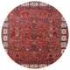Ahgly Company Indoor Round Mid-Century Modern Area Rugs, 6' Round